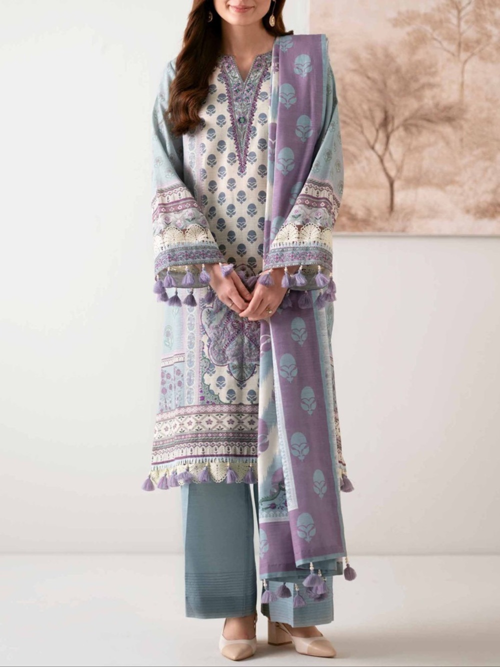 new nishat linen dress